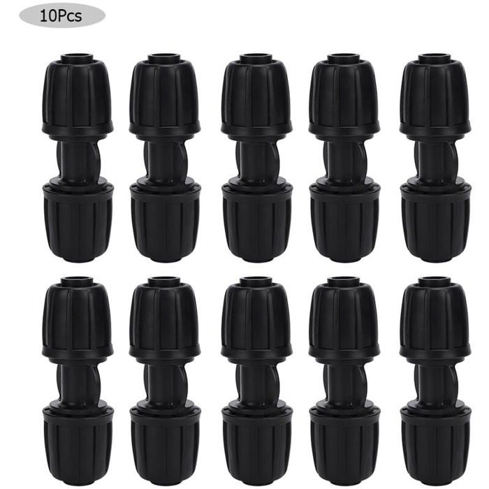 Lot De 8 Raccords De Tuyau D'Arrosage 1/2" 16 Mm - Pour Irrigation Goutte à Goutte - Arrêts D'Extrémité - 7