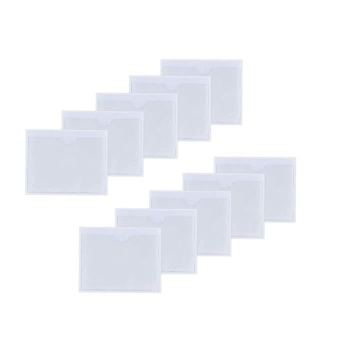 PELLER’S – 10 Feuilles De Collection – 20 Pochettes 50×50 Mm – Recharge Pour étuis Carton – Modèle XL – Sans Phtalates – Fabriqué En Europe