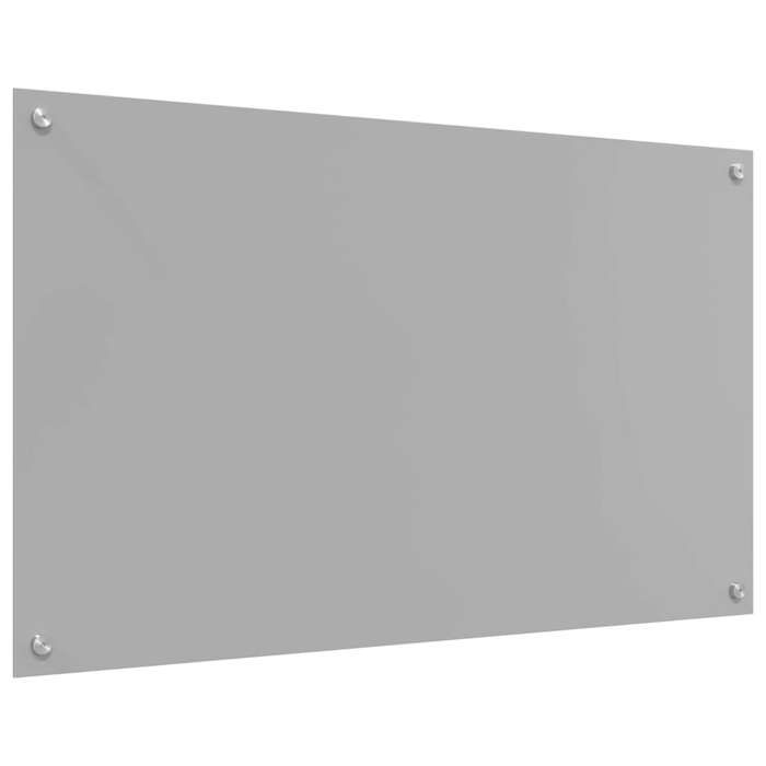 Réduction - Protection de cuisine - Crédence de cuisine/Fond de hotte Gris clair 100 x 60 x 0.6 cm verre trempé @FR631384