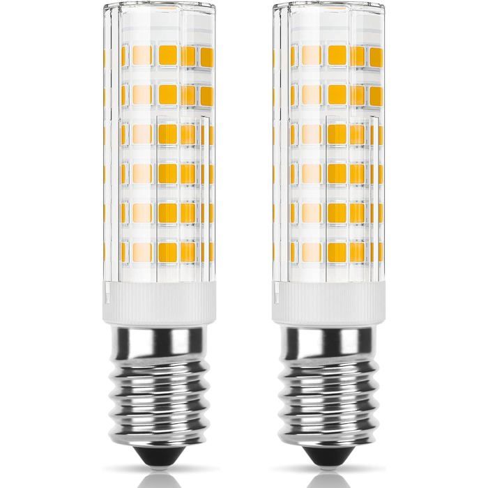 Ampoule LED E14 hotte 9W 400LM Blanc chaud 3000K Petite vis Edison Non dimmable 2 pièces [Classe énergétique E]