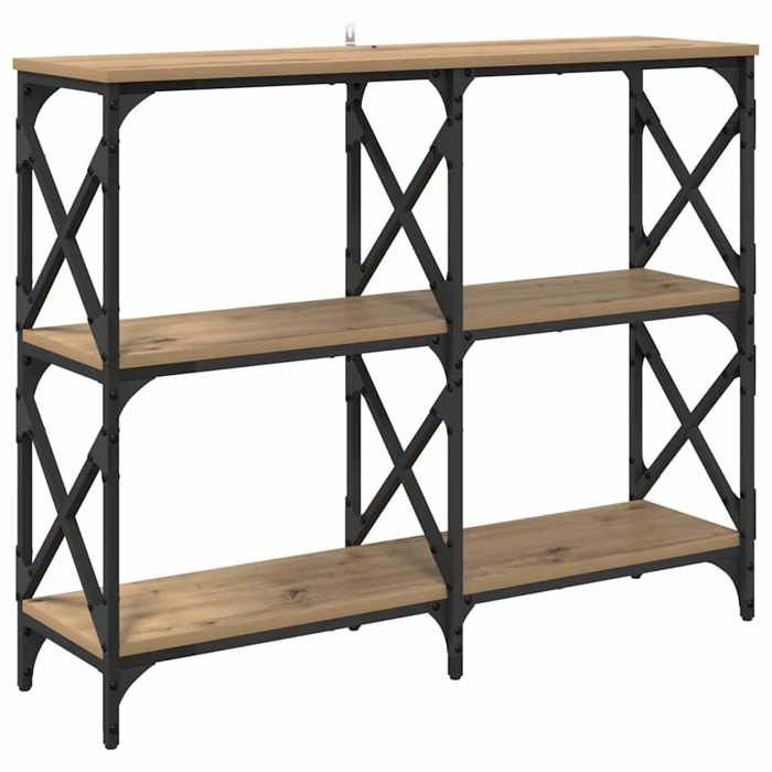 [4309631] Table console - Table Canapé pour Couloir Entrée Salon Chambre Chêne artisanal 100x28x805 cmPoids:14.6 Kg