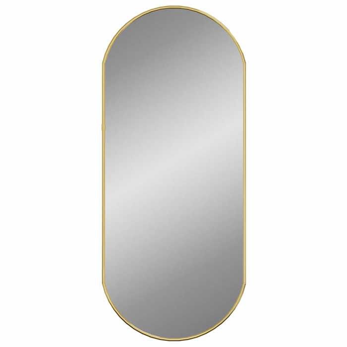 Or Miroir Décor salon/WC - ZENCORE® Miroir mural - Doré 70x30cm Ovale Top735326871