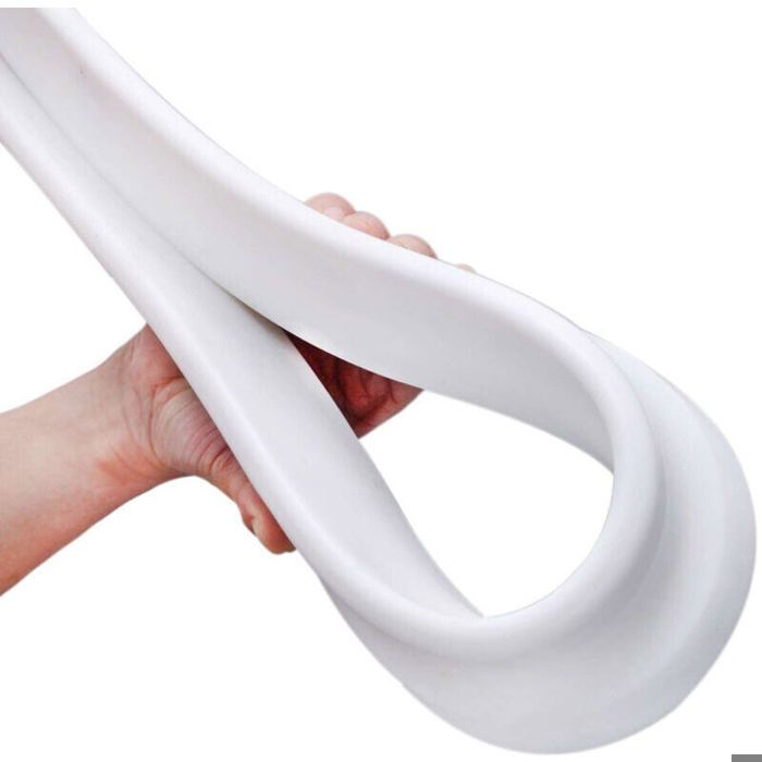 1M Barrière de douche pliable et système de rétention pour barrage deau et maintient leau à lintérieur du seuil