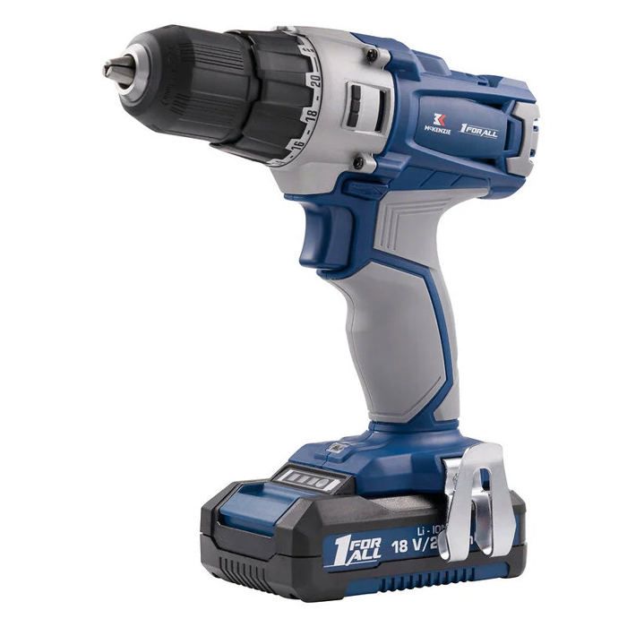 Perceuse visseuse sans fil - Batterie Lithium Mc Kenzie- 18V