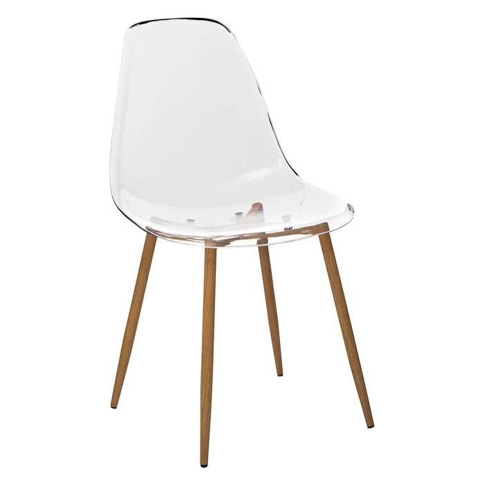 Chaise Taho 44cm transparent - Atmosphera Créateur dintérieur Chaise Taho 44cm transparent - Atmosphera Créateur dintérieur