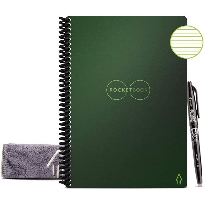 Core cahier de note réutilisable numérique éffaçable et