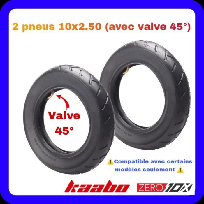 Chambres à air vélo 24x1.70/2.35 (44/62-507) valve Schrader 40 mm (x2