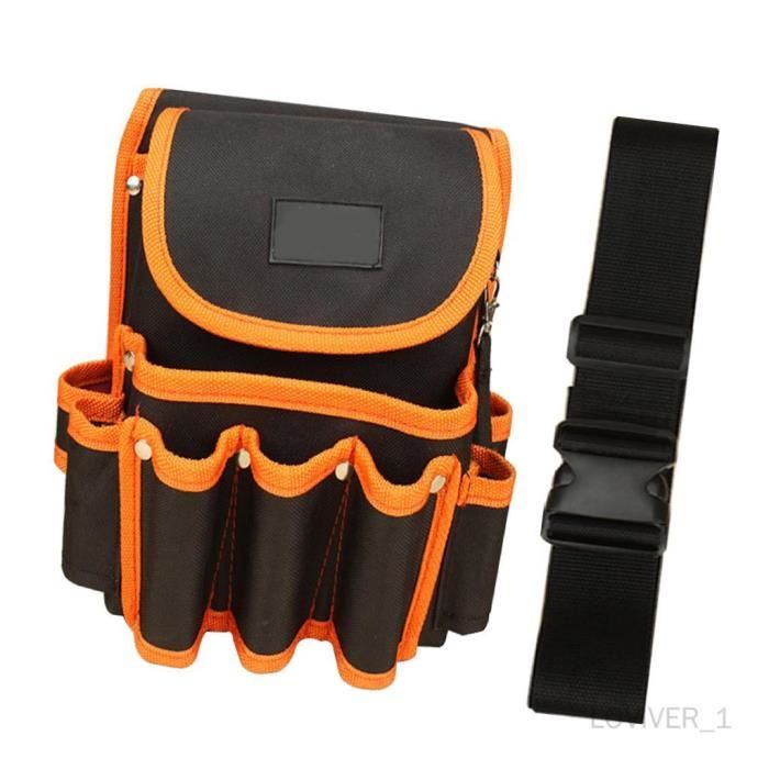 Sac Ceinture à Outils – Pochette Taille Électricien / Bricoleur (Tissu Oxford)