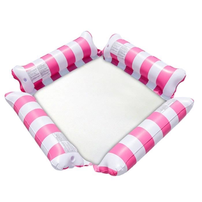 Legami - Hamac Gonflable Flottant pour Piscine, Chaise Longue Gonflable, Supporte jusqu'à 80 kg, Matelas Hamac Mer, 74 x 135 cm, Marguerite, Rose
