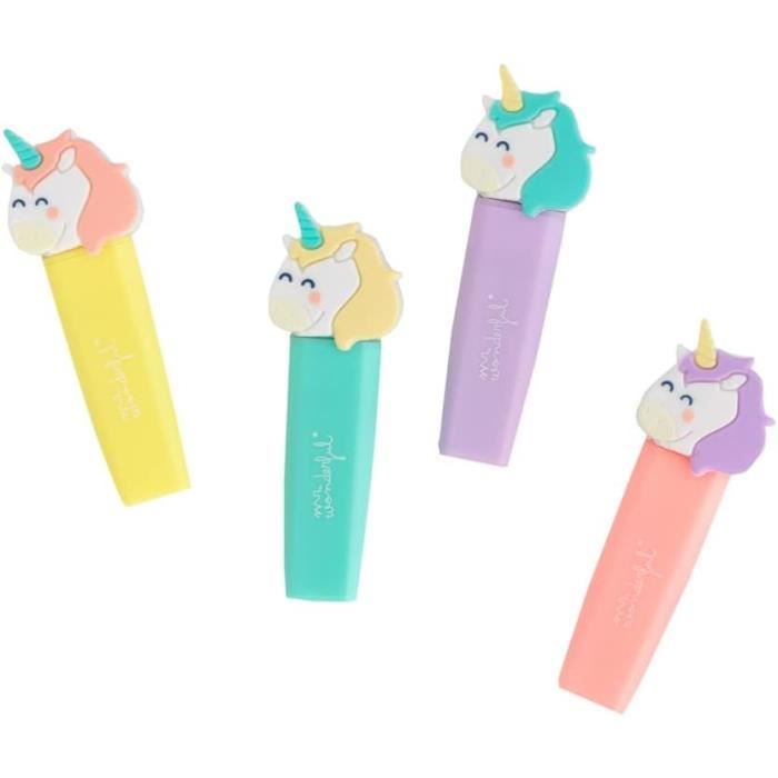 Lot De 4 Surligneurs Dégradés - Doux Pour Les Yeux, Séchage Rapide, Sans Bavures - Pour Études, Scrapbooking
