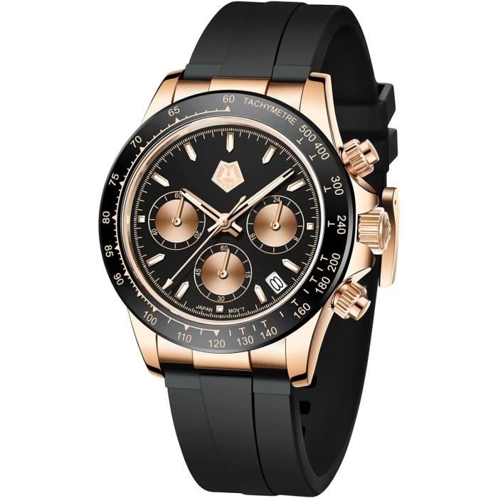 montre de luxe à chronographe étanche pour hommes 4672 main image 0