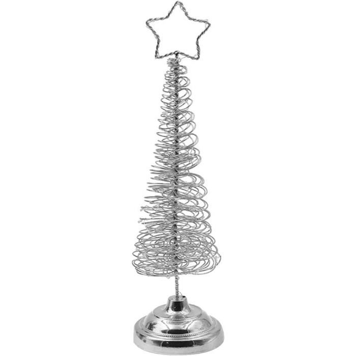 Sapin De Noël En Fer Sapin De Noël Arbre De Lumière Led Mini
