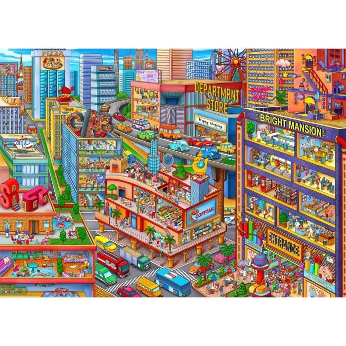Puzzle de 1000 Pièces pour Adultes - Impossible et Coloré - Jeu d'Adresse pour Toute la Famille - Fleur du Matin et Mer