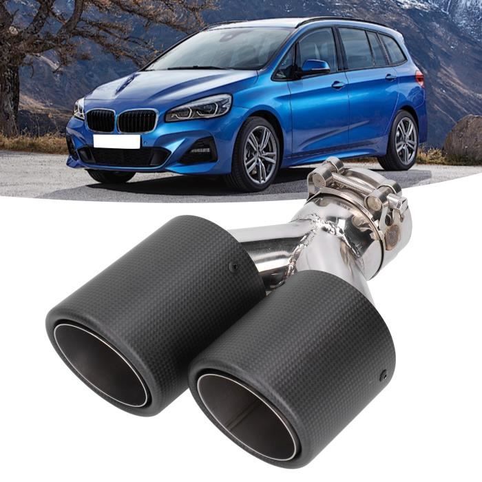 Embouts Échappement Acier Inoxydable 2pcs - Pour BMW 325i/328i, Longueur 132/110mm