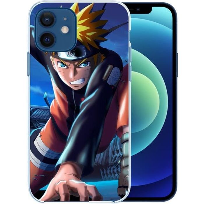 Coque pour iPhone 12 - Naruto Couleur. Accessoire telephone