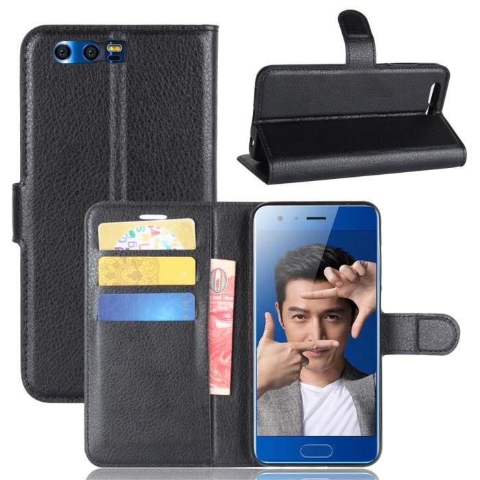 ikasus Coque Huawei Honor 9 Etui Housse Matte dur en plastique avec Béquille pivotante à 360 ° pour ours Anti-empreintes digitales Hybrid Extra Slim Case Coque Housse Etui pour Huawei Honor 9,Or rose 