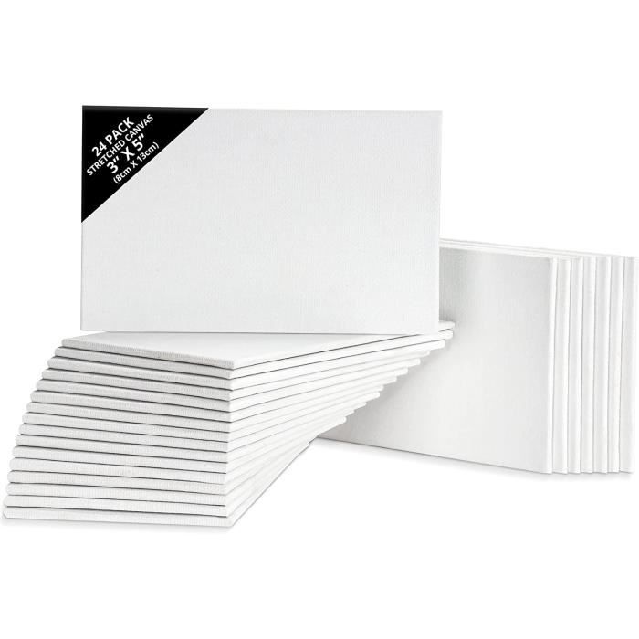Kit 12 Toiles Pré-dessinées 8x8 Pouces Pour Peinture Adulte - Affrolling