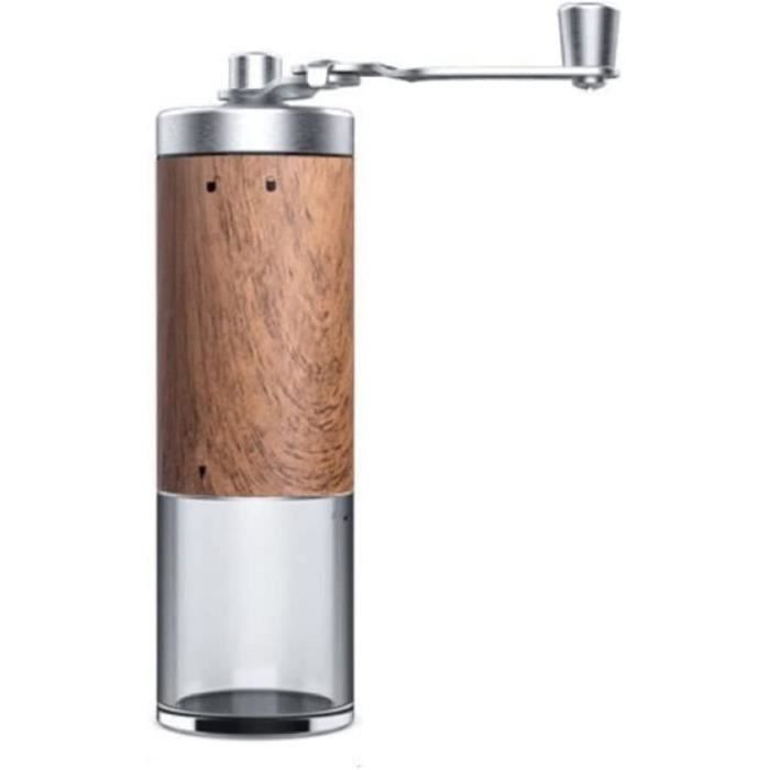 Moulin à Céréales Manuel En Acier Inoxydable - Capacité 0,5 Kg, Entonnoir 14 Cm, Réglable - Pour Grains, Café, épices - 2