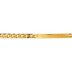 Gourmette - 1001 BIJOUX - Plaqué Or - 4mm - Femme