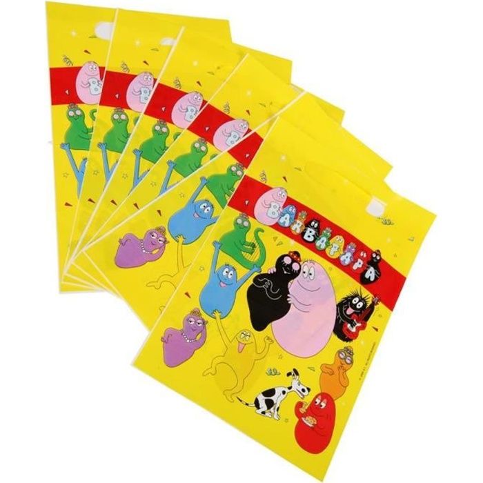 Pochettes à cadeaux barbapapa (x6) - Cdiscount Maison