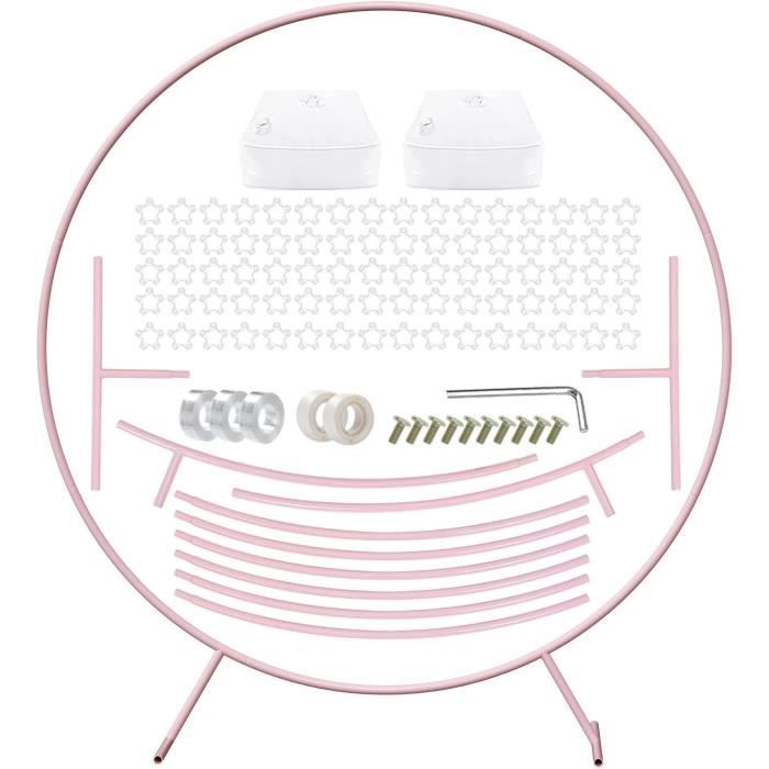 Arche De Mariage En Aluminium 2,3 M – Support Pour Décorations Ballons, Fêtes Et Photos