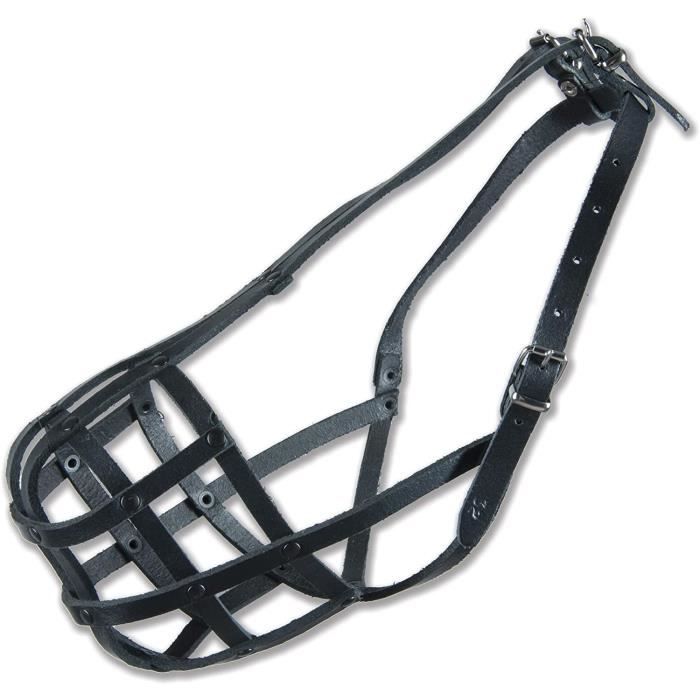 Muselières Pour Chiens - Muselière Cuir Rottweiler 32 - Cdiscount