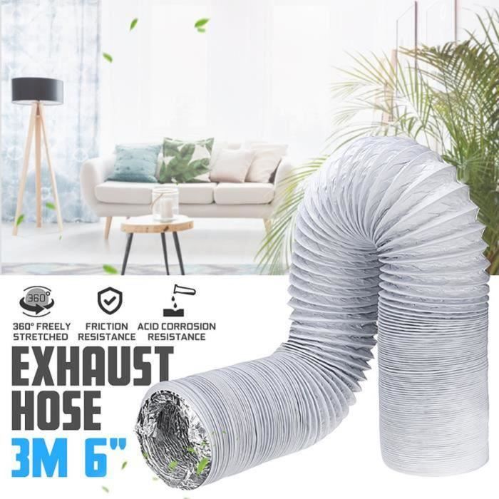 Tuyau D'extension Pour Climatiseur Portable - 13 Cm De Diamètre, 2 M De Long - Flexible, Anti-fuites