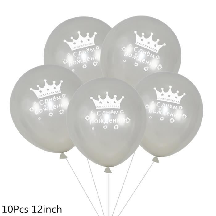 1 Ensemble 16 Pouces Russe Joyeux Anniversaire Lettre Feuille Ballons Fete D Anniversaire Decorations Enfants Cadeau M2366 Achat Vente Ballon Decoratif Soldes Sur Cdiscount Des Le Janvier Cdiscount