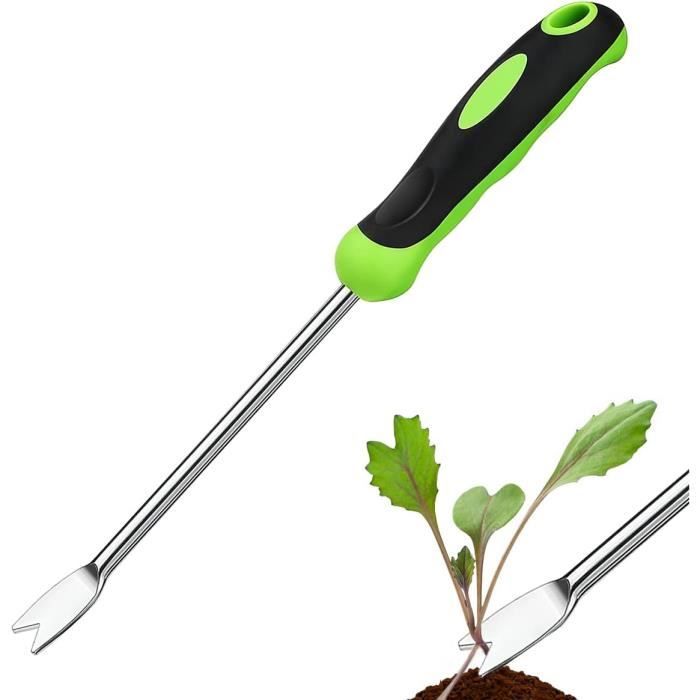 Outil De Désherbage Manuel - Fourche à Désherber Pour Arracher Mauvaises Herbes Facilement (Alliage Métal) - 4