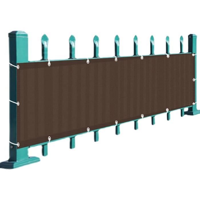 Lot de 2 brise-vue pour balcon - En polyéthylène haute densité Lot de 2 brise-vue pour balcon - En polyéthylène haute densité