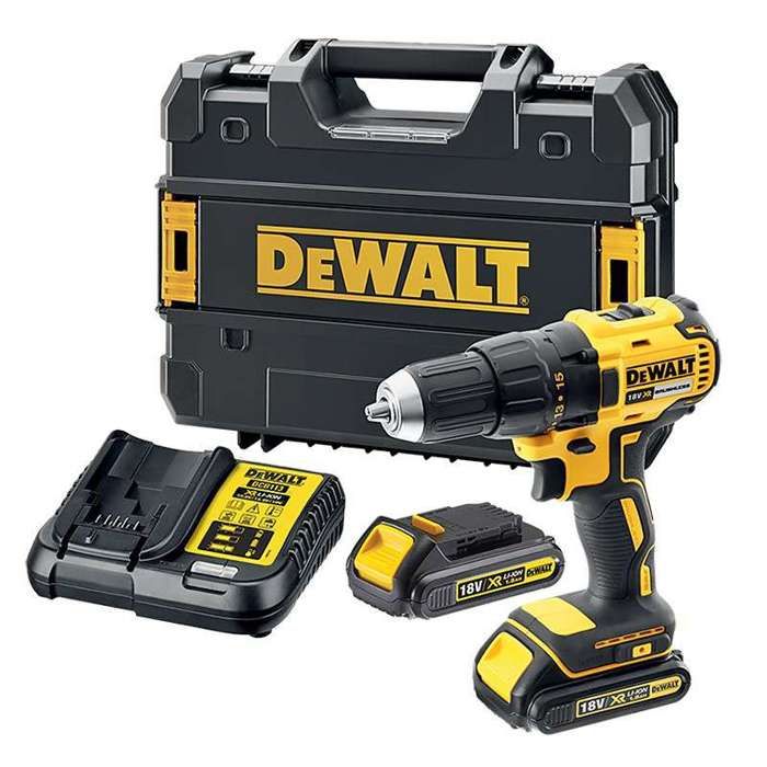Visseuse sans fil DEWALT XR 18V 1 5 Ah Li Ion Mandrin 13mm 15 positions de réglage