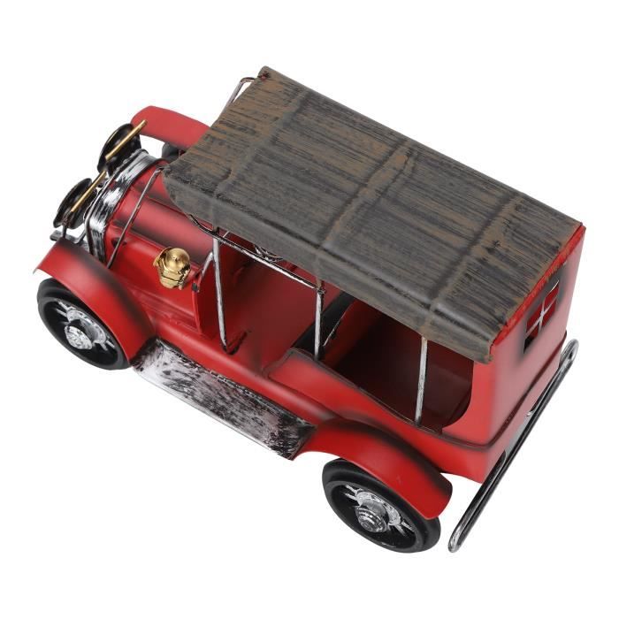 Voiture à Pile Vintage En Tôle Rosko Jouet Miniature