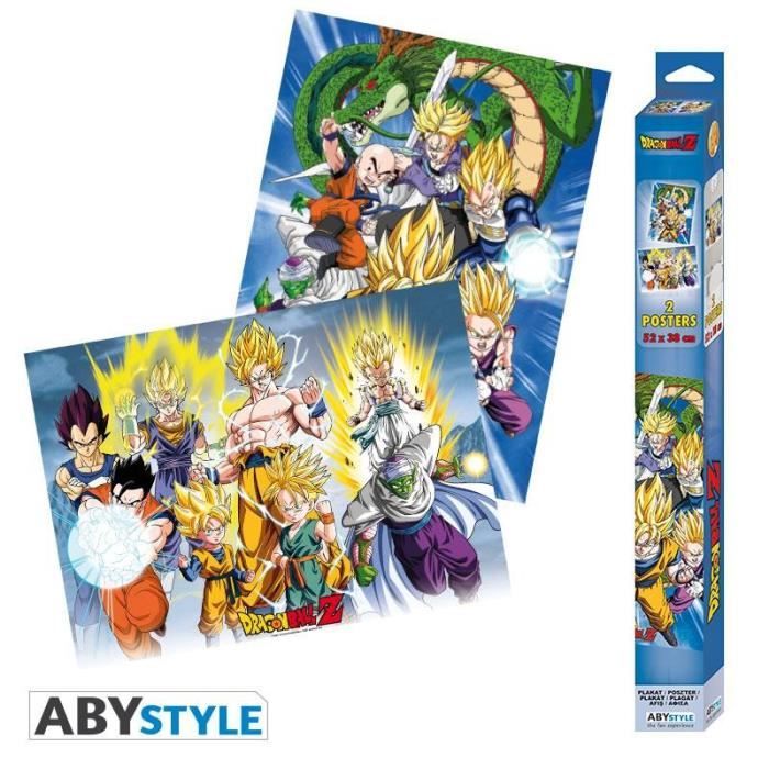 P.Derive DRAGON BALL - Groupes - Set de 2 posters '52x38'