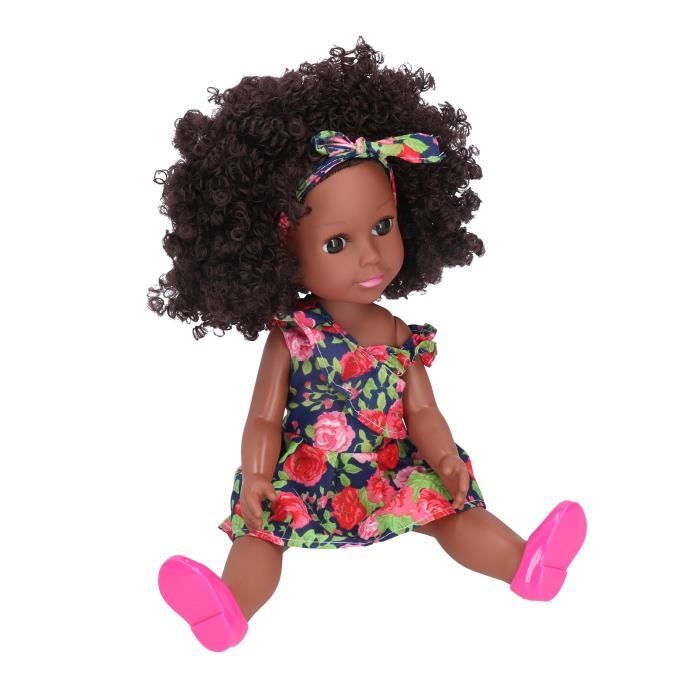 Poupée Enfant Belle Et Exquise - Représentation Noire Africaine - Jouet Neuf Sans Marque