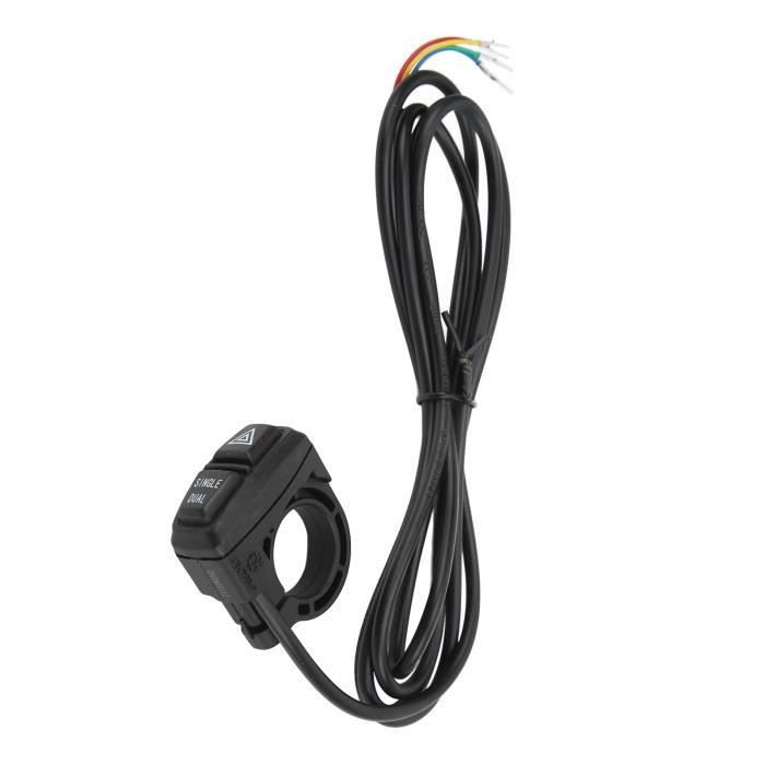 Fafeicy Electric Bike Light Switch, Electric Bike Switch Wear Resistant