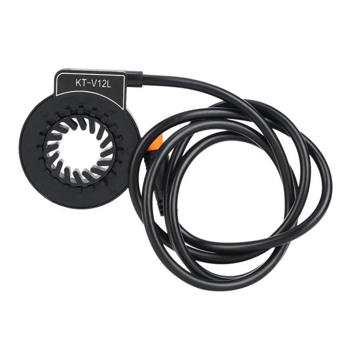 Capteur de puissance de vélo, capteur de puissance magnétique 1 pièces, noir pour le mobilier quotidien de vélo électrique