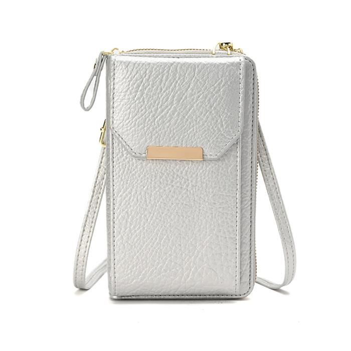 Sac à Bandoulière En Cuir Souple pour Femmes Petite Pochette à