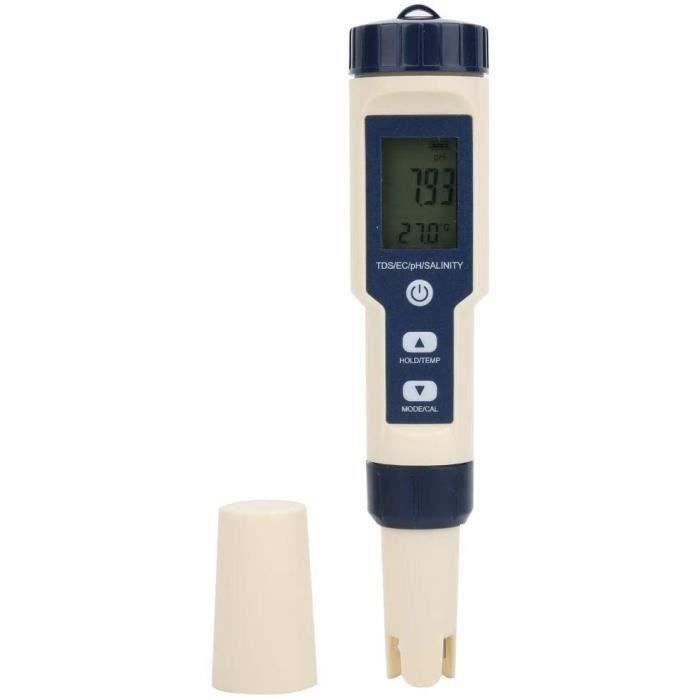 DT11269Testeur de pH pureté idéal fiable TDS EC 5 en 1 testeur de fonction mètre de qualité de