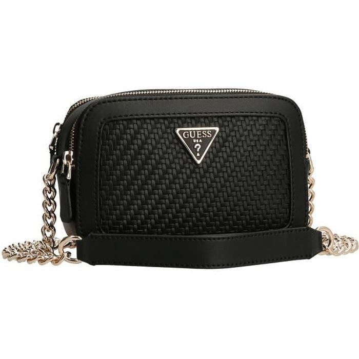GUESS Hassie Crossbody Camera Bag Black [168561] Achat / Vente GUESS