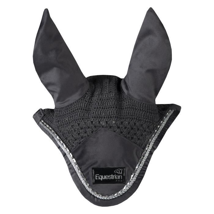 Meilleurs prix pour Bonnet anti-mouches pour cheval Horka Equestrian Pro - granite - Poney