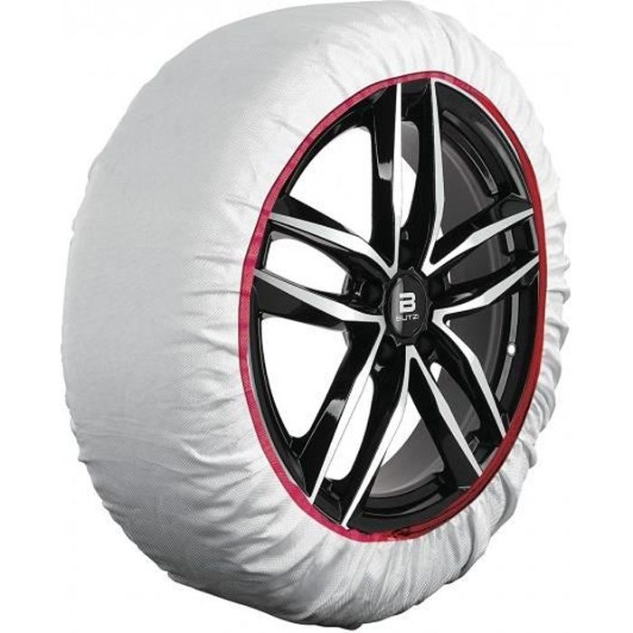 Chaussette chaine neige textile pneu 195/55R20 haute résistance