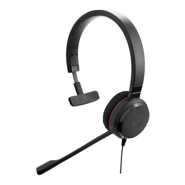 Casque Jabra Evolve 30 II UC Mono - Filaire - Supra-aural - Anti-bruit - Noir