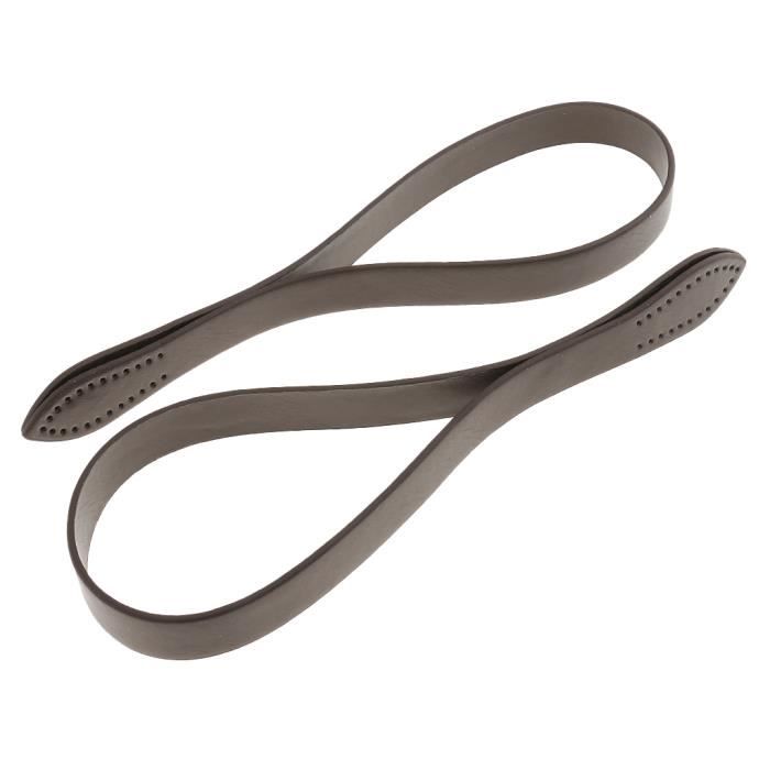 FACULX Sacoche Avant Brompton – Anneau Rapide En Cuir/acier, Noir/marron/rose, 300 Mm