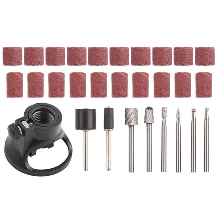 Kit De Ponçage Lumberton - 24 Pièces : 4 Bâtons + Bandes Abrasives Grains 240, 320, 400, 500 - Pour Finition Précise