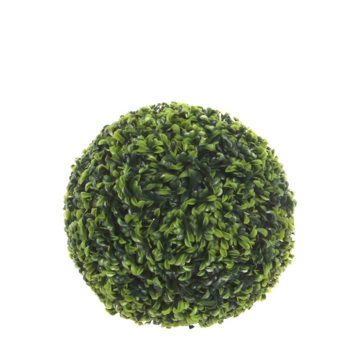 Boule de Plante Artificielle pour l'extérieur - Ø27 cm - Vert - Mica Decorations