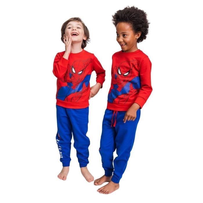 Jogging coton gratté bébé garçon Cerda Spiderman - red - 3 ans