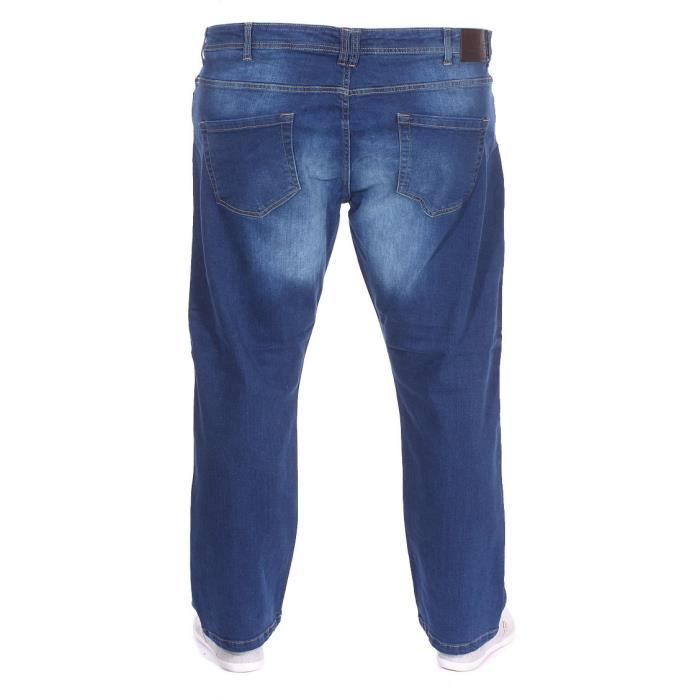 Jeans grande taille Duke D555 Vintage Blue Regular Bleu Coton, Elasthane