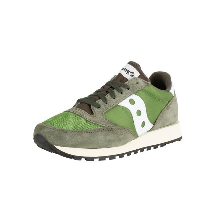 saucony chaussures homme verte