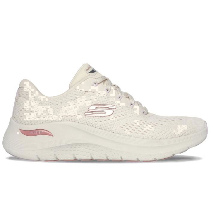 Skechers Chaussures Femme - SKECHERS - Arch Fit 2.0 - Beige - Lacets - Confortable