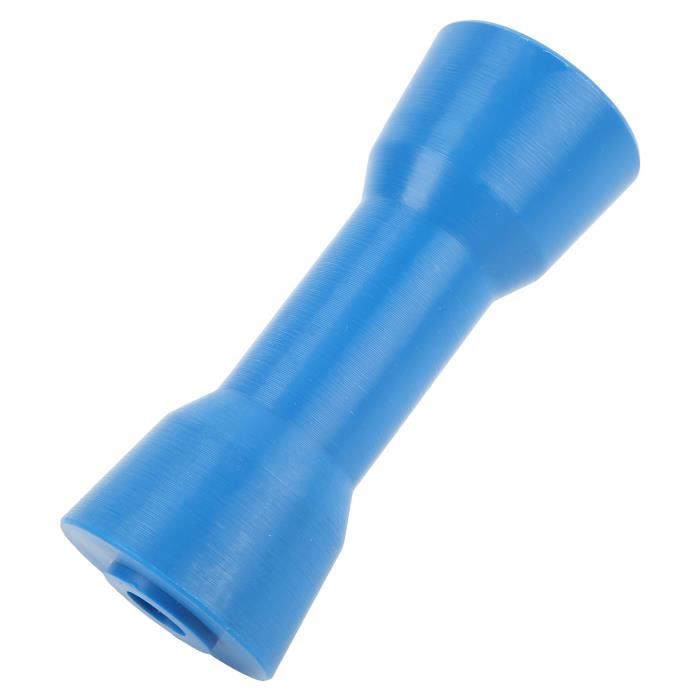 Rouleau De Quille Auto-centreur PVC Bleu – 160 Mm, Alésage 17 Mm, Pour Remorque Bateau
